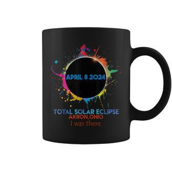 Total Solar Eclipse Akron Ohio 2024 I Was There Coffee Mug | Mazezy