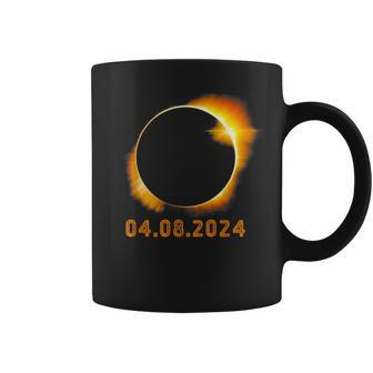 Total Solar Eclipse April 8 2024 Boy Girl Coffee Mug - Seseable