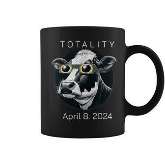 Total Solar Eclipse April 8 2024 Cow Watching Solar Eclipse Coffee Mug - Seseable