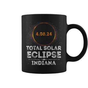 Total Solar Eclipse April 8 2024 Indiana Family Matching Coffee Mug | Mazezy