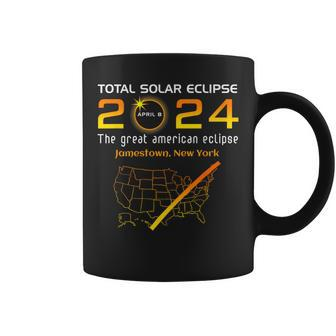 Total Solar Eclipse April 8 2024 Jamestown New York Ny Moon Coffee Mug | Mazezy DE