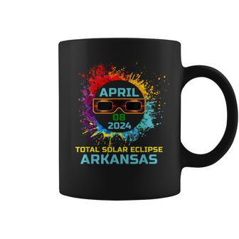 Total Solar Eclipse Arkansas 2024 Colorful Eclipse 04 08 24 Coffee Mug - Thegiftio UK