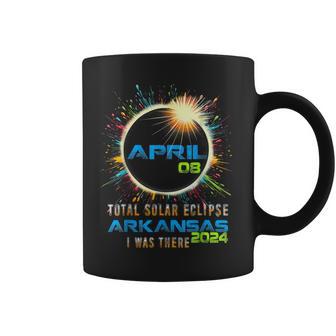 Total Solar Eclipse Arkansas 2024 Colorful Totality Coffee Mug | Seseable UK