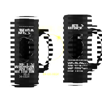 Total Solar Eclipse Austin Texas 040824 Joke Solar Eclipse Coffee Mug | Mazezy