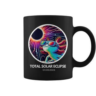 Total Solar Eclipse Axolotl April 8 2024 Coffee Mug - Seseable