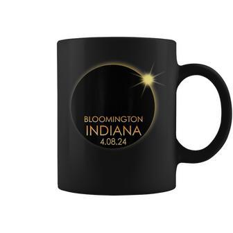 Total Solar Eclipse In Bloomington Indiana 2024 Totality Coffee Mug | Mazezy