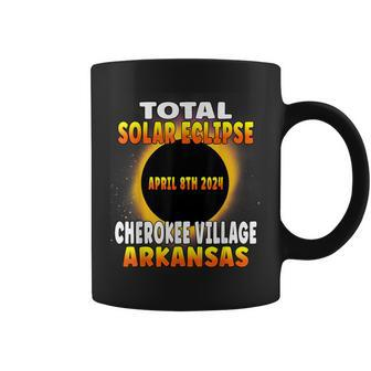 Total Solar Eclipse Cherokee Village Arkansas Coffee Mug - Seseable