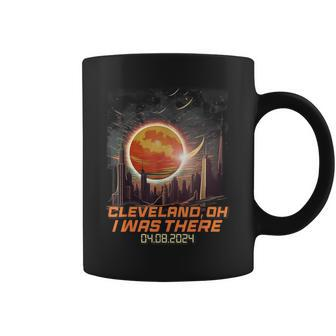 Total Solar Eclipse Cityscape Cleveland Ohio Oh Coffee Mug - Monsterry AU