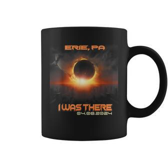Total Solar Eclipse Cityscape Erie Pennsylvania Pa Coffee Mug | Mazezy AU
