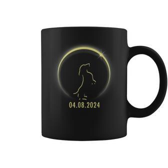 Total Solar Eclipse Dachshund Lover April 8 2024 Totality Coffee Mug - Seseable