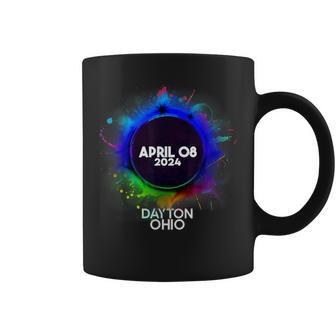 Total Solar Eclipse Dayton Ohio 2024 Colorufl Totality Coffee Mug - Monsterry AU