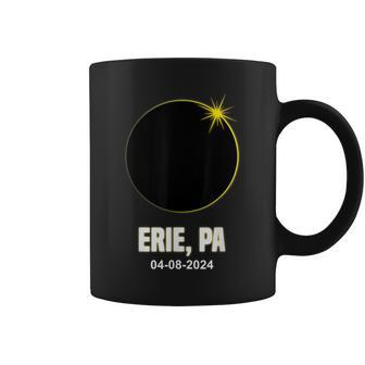 Total Solar Eclipse Erie 2024 Pennsylvania Erie Eclipse Coffee Mug | Mazezy AU