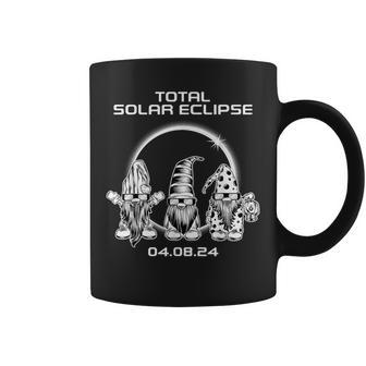 Total Solar Eclipse Gnomes Cute Totality Party April 2024 Coffee Mug - Seseable