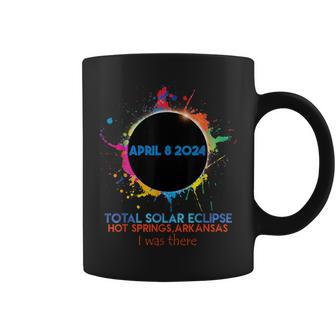 Total Solar Eclipse Hot Springs Arkansas I Was There 2024 Coffee Mug - Seseable