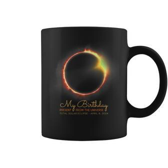 Total Solar Eclipse It's My Birthday April 8 2024 Coffee Mug - Monsterry UK