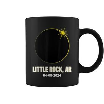 Total Solar Eclipse Little Rock 2024 Arkansas Solar Eclipse Coffee Mug - Monsterry AU