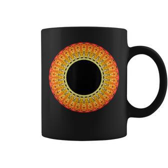 Total Solar Eclipse Mandala Sun Coffee Mug - Seseable