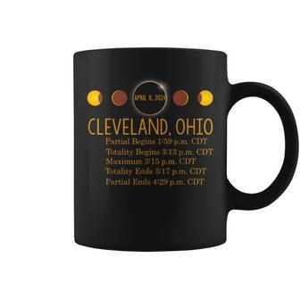 Total Solar Eclipse Ohio 2024 American Totality Coffee Mug - Monsterry