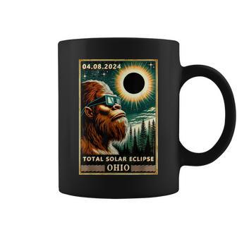 Total Solar Eclipse Ohio Bigfoot Eclipse Glasses Coffee Mug - Seseable