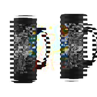 Total Solar Eclipse Pit Bull Dog Coffee Mug - Seseable