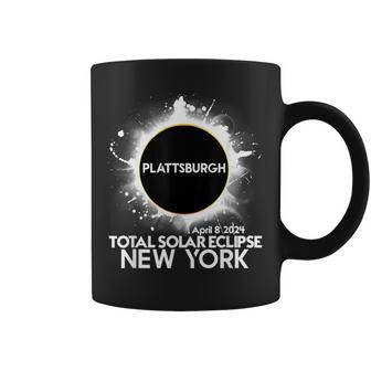 Total Solar Eclipse Plattsburgh New York 2024 Totality Coffee Mug - Monsterry UK