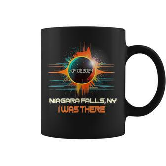 Total Solar Eclipse Retro Niagara Falls New York Ny Coffee Mug - Monsterry