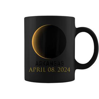 Total Solar Eclipse Spring April 8 2024 Arkansas Totality Coffee Mug | Mazezy