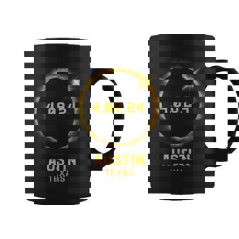 Total Solar Eclipse Spring April 8 2024 Austin Texas Coffee Mug | Mazezy