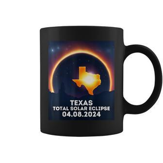 Total Solar Eclipse Texas 2024 April 8Th Totality Coffee Mug - Monsterry DE