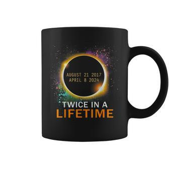 Total Solar Eclipse Twice In A Lifetime 2024 Total Eclipse Coffee Mug - Thegiftio UK