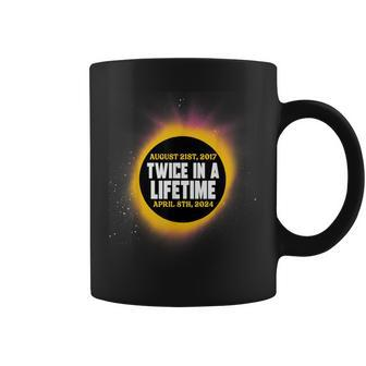 Total Solar Eclipse Twice In A Lifetime Totality Event Coffee Mug - Monsterry