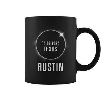 Totality 04 08 24 Total Solar Eclipse 2024 Austin Texas Coffee Mug - Monsterry DE