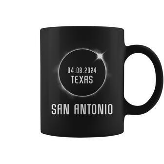 Totality 04 08 24 Total Solar Eclipse 2024 San Antonio Texas Coffee Mug - Monsterry AU