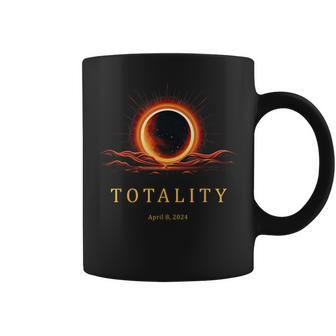 Totality 2024 Total Solar Eclipse Watching Space Fan Coffee Mug - Monsterry CA