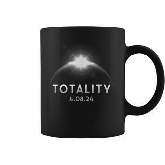 Totality 40824 America Total Solar Eclipse 2024 Spring Coffee Mug - Monsterry DE