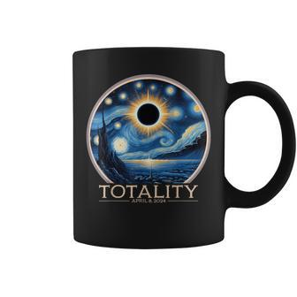 Totality April 8 2024 Astronomy Solar Eclipse Boys Girls Coffee Mug | Mazezy