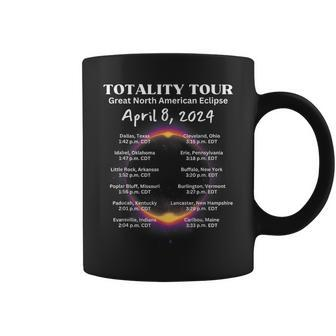 Totality Eclipse 2024 Sun Eclipse April 8 Path Of The Coffee Mug - Thegiftio UK