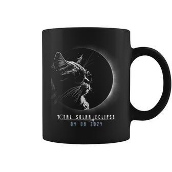 Totality Eclipse Cat 2024 Eclipse April 8 2024 Coffee Mug - Seseable