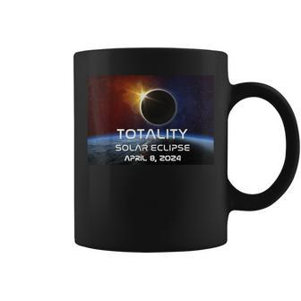 Totality Eclipse Total Solar Eclipse April 8 2024 Coffee Mug - Monsterry AU
