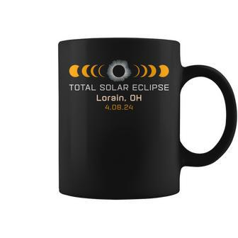 Totality Path 2024 Lorain Oh Ohio Total Eclipse Coffee Mug - Seseable