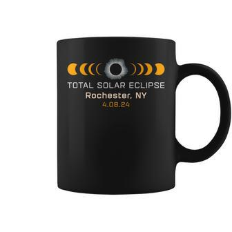 Totality Path 2024 Rochester Ny New York Total Eclipse Coffee Mug - Monsterry UK