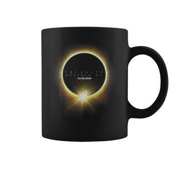 Totality Solar Eclipse 2024 Seen From Buffalo New York Coffee Mug - Seseable