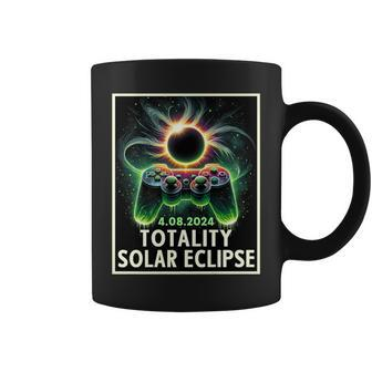 Totality Solar Eclipse 2024 Video Game Controller Boys Coffee Mug - Thegiftio UK