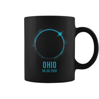 Totality Spring 40824 Total Solar Eclipse 2024 Ohio Coffee Mug - Monsterry