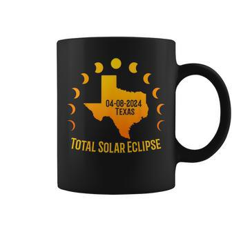 Totality Texas Solar Eclipse 2024 America Total Eclipse Coffee Mug - Monsterry AU