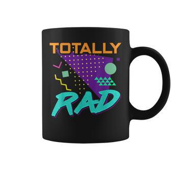 Totally Rad 1980S Vintage Eighties Costume Party Coffee Mug - Monsterry