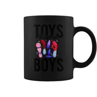 Toys Before Boys Adult Humor Women's Embarrassing Coffee Mug - Seseable