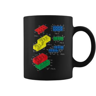 Toys Building Block Brick Patent For Master Builder Coffee Mug - Monsterry