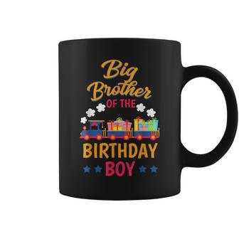 Train Bday Party Railroad Big Brother Of The Birthday Boy Coffee Mug - Thegiftio UK
