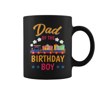 Train Bday Party Railroad Dad Of The Birthday Boy Theme Coffee Mug - Thegiftio UK